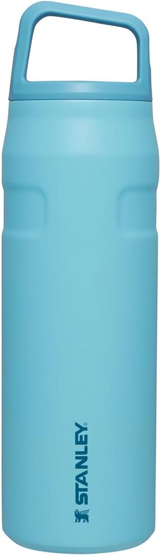 Stanley IceFlow Cap and Carry Water Bottle | Wide Mouth Twist Lid | Lightweight & Leakproof for Travel & Sports | Insulated Stainless Steel | BPA-Free (Pool)