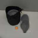 Purroch Advanced Memory Foam Neck Travel Pillow, Neck Pillow Airplane with Eye Mask & Ear Plugs, Designed for The Comfort of Travel & Office, Travel Pillow for Plane, Car, Home, Work, Dark Grey