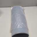 Knee Pillow for Back SleepingHalf Moon Leg Support Pillow with Cooling GelMemory Foam Bolster for Sleeping on Back, Pregnancy, Sciatica, and Post-Surgery Recovery (Large, Frost Gray)