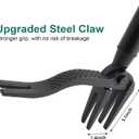 46'' Stand-Up Weed Puller Tool - Reinforced Upgraded Version with Long Handle, Made of Aluminum Alloy Design, Roots Remover for Garden & Lawn Care, Easily Remove Weeds Without Bending