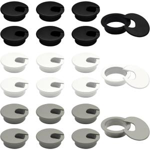 ELANE 18 Pcs Desk Cord Grommets, 2 inch