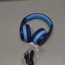 iClever BTH12 Kids Bluetooth Headphones,Colorful LED Lights Kids Headphones Wireless,74/85dBA Safe Volume,85H Playtime,Fast Charging,Bluetooth 5.2,Over Ear,Built-in Mic for iPad/Tablet/Airplane,Blue