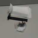 Set of 4 Wall Shelf Brackets 20 cm – Heavy Load Bracket – Invisible Shelf Attachment – Maximum Load 75 kg (Black)