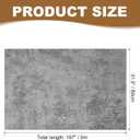 uxcell 31.5"x197" Concrete Wallpaper, Industrial Concrete Cement Contact Paper Vinyl Stained Matte Self Textured Adhesive Wallpaper for Kitchen Countertop Cabinet Bathroom, Cement Grey