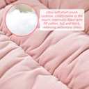Desk Chair Cushion with High Back Support Office Chair Pad with Non-Slip Bottom Soft Cute Pink Seat Cushion for Office Car Gamer Home Kitchen