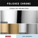 DELTA FAUCET 73835 Lahara Wall Mounted Towel Hook in Polished Chrome (Robe Hook (Pack of 1))