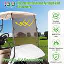 10L0L Golf Cart Windshield, Folding EZGO TXT Windscreen, Thick Golf Cart Windscreen kit, Upgrade Polycarbonate (PC) High Strength Impact Resistance, Fits EZGO TXT 1995-2013 & 2014+