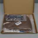 Yan Dream Men Short Brown Funny Wig with Glasses and Cosplay Teeth 70s Party Halloween Outfit