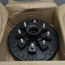 12"x 2" Trailer Brake Drum Kit 8 on 6.5" Replacement for 7000LBS Axle Hub Heavy Duty 8 Bolt Trailer Brake Hub Drum Assembly with 1/2"-20 Stud 25580, 14125A Drums 008-219-04-22004K