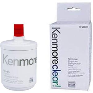 9890 Kenmore Refrigerator Water Filter 500-Gallon Capacity Compatible with Kenmore 161451726250, 687152207572 11042FR-08, for LT500P 1 Pack
