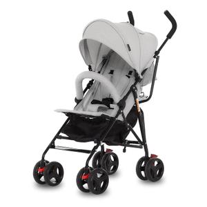 Dream On Me Vista Moonwalk Baby Stroller, Lightweight Travel Umbrella Stroller with Compact Fold, Smooth Ride Wheels, Multi-Position Recline, Spacious Storage Basket with Cup Holder, Light Gray