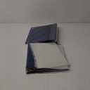 Skyygemm 2 Pcs Estate Planning Portfolio Binder PU Leather 3 Ring Binders with Gold Title and Index Tab Dividers, 11'' x 11.8'' x 2.4'' Estate Planning Organizer(Blue)