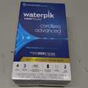 Waterpik Cordless Advanced 2.0 Water Flosser For Teeth, Gums, Braces, Dental Care With Travel Bag and 4 Tips, ADA Accepted, Rechargeable, Portable, and Waterproof, White WP-580