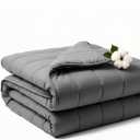 Weighted Blanket 15lbs 60"x80" Queen Size for Adults, Heavy Throw Blanket with Premium Glass Beads, Machine Washable Soft & Breathable All-Season Comfort (60" x 80" 15 lbs) (Dark Grey)