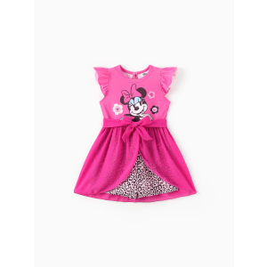 Disney Mickey and Friends Toddler Girl 1pc Naia™ Leopard Tulle Jumpsuit With Belt, 3 Years