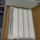 18" Folding Shower Seat Wall Mounted,Fold Down Shower Bench for Small Shower Space, Home Care Wood Stool for Inside Shower (18 Inchs White)