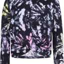 Hurley Girls' Long Sleeve Boxy T-Shirt (Size 4)