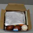 AugToy 24 Pack Stress Ball Classroom Prizes Party Favor for Kids Prefilled Easter Eggs Foam Sports Squeeze Toys Goodie Bag Stuffers Bouncy Balls Boys Baseballs Basketball Football Bulk Toys