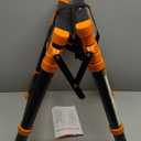 RIKADE Telescoping Ladder, A-Frame Aluminum Telescopic Ladder with 1-Button Retraction, Portable Extension Ladder Adjustable Lightweight Folding Ladder for Home or RV Work, 330lb Capacity(1.4+1.7M)