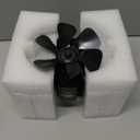 HIDALIFE Wood Stove Fan Magnetically Flue Pipe Mounted, Heat Powered 6 Blades Fan, Non Electric, Silent Thermal for Gas Wood Burner Tent Stove Accessories