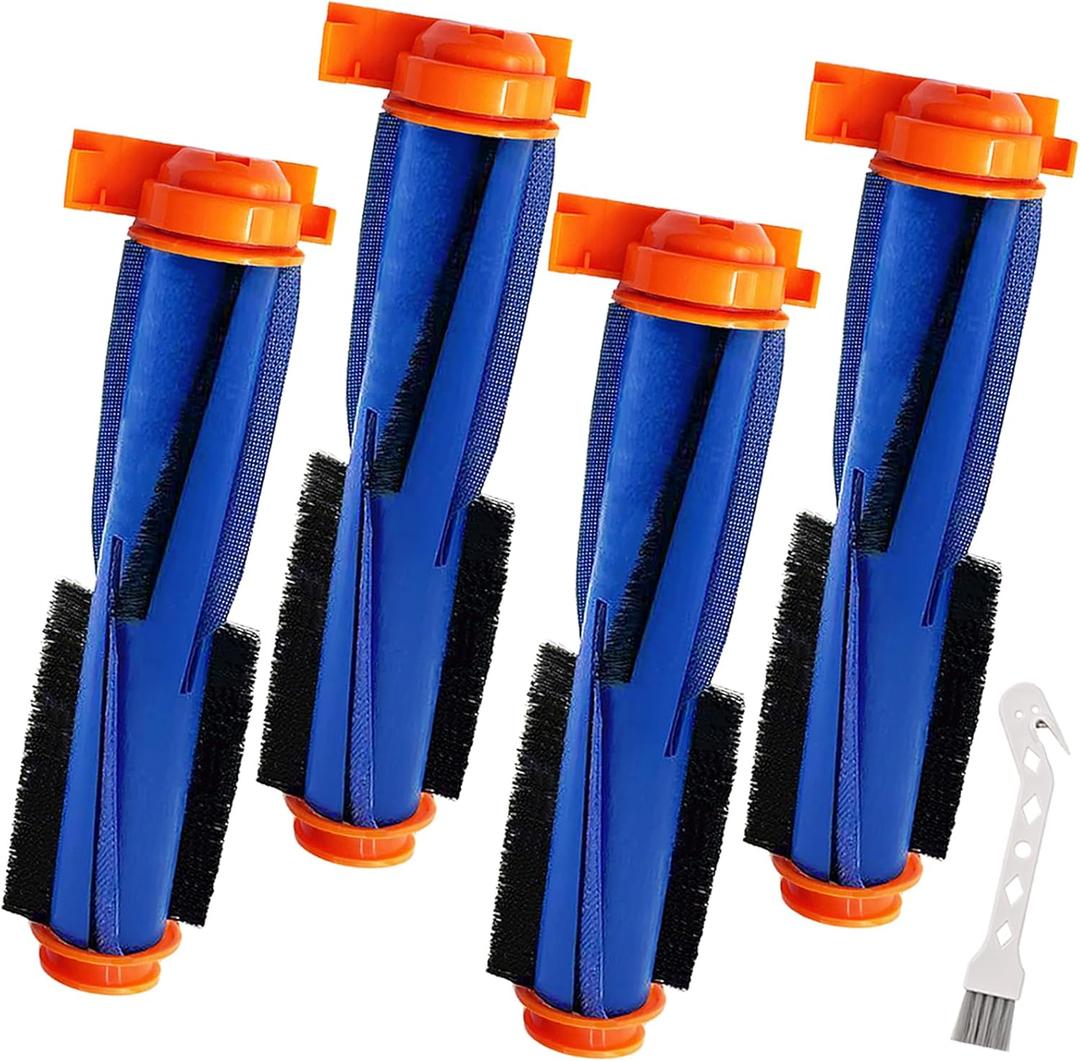 Replacement Parts for Shark AI AV2501S AV2511AE AV2610WA AV2501AE RV2502AE RV2400WD RV2610WD AV2310AE RV2310AE UR250BEOUS UR2500SR rv2410wd AI Ultra 2- in-1 Robot Vacuum, 4 Pack Main Brush