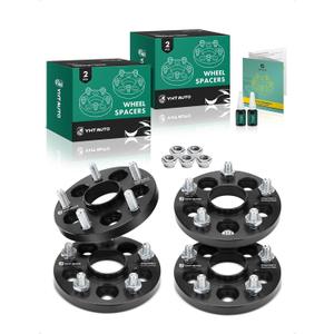 YHTAUTO 5x100 to 5x114.3 Hub Centric Wheel Adapters 15mm Compatible with Outback, Forester, Impreza, Legacy, Baja, BRZ, 9-2X, 86, Tire Spacers M12x1.25 Studs, 56.1mm Hub Bore 5 Lug 4PCS Wheel Spacers