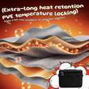BSEED Cordless Electric Lunch Box for Adults, 27000mAh & 6.3 Cups Rechargeable Self Heating Lunch Box-Automatic Heating & Keep Warm, Portable Food Warmer with Insulated Bag for Driver/Worker/Traveller