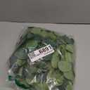 2 Pack Artificial Eucalyptus Garland Faux Silk Leaf Silver Dollar Eucalyptus Leaves Vines Handmade Garland Greenery Wedding Backdrop Indoor Outdoor Arch Wall Decoration