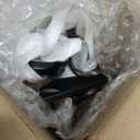 Driver Side Power Door Mirror Compatible with Toyota Camry 2012 2013 2014, Non-Heated Manual Folding W/o Turn Signal Light Black 3 Pin