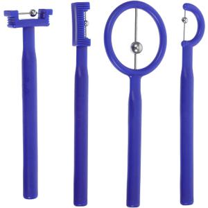 Ngue Muscle Training Tool 4pcs Tongue Tip Trainer for Boys and Girls Oral Stimulation Kit Speech Therapy Tool Portable