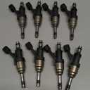 8pcs OEM Fuel Injectors Compatible with Chevrolet Silverado 1500 2500 Tahoe Suburban Cheyenne GMC Sierra 1500 Yukon 5.3L 2014 2015 2016 2017 2018 Replace# 12668390 FJ1217 OE# F24018200