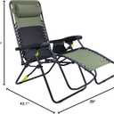 GCI Outdoor FreeForm Zero Gravity Chair, Loden Green