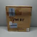 ZMJH ZMA102 Bidet Toilet Seat, Elongated Smart Unlimited Warm Water, Vortex Wash, Electronic Heated, Warm Air Dryer, Rear and Front Wash, LED Light, Need Electricity, White, (Elongated)