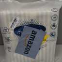 MooMee Striped Duvet Cover Set 100% Washed Cotton Linen Like Textured Breathable Durable Soft Comfy (Almond Milk Grey Classic Stripes, King 104"x90")