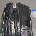 Climbing Cargo Net - 6.5' x 9.8', Double Layer Playground Safety Net with Storage Bag for Kids' Outdoor Treehouse (Black)