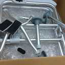 Toilet Safety Rail for Seniors with Sensor Light - Heavy Duty 300 Lbs, Universal Fit, Non-Slip Standing Aid, Included Storage Bag (Grey) (Gray)