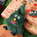 Angoily Festive Animated Christmas Tree Toy with Swinging Legs, Creative Wobbling Holiday Decoration for Kids and Adults, Fun Walking Xmas Ornament