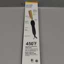 NICEMOVIC Ceramic Heating Hair Straightener Comb - Hot Pressing Brush for Natural Black Hair, Beard Wigs, and Curling (Gold)