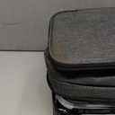 EAST OAK XL 6.3-Cup Cordless Electric Lunch Box for Adults, Heated Lunch Box for Men with Scheduled Heating, Portable Car Food Warmer with Utensils, Two-Tier Bag, Removable Divider (Extra Large, Black)