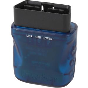 UniCarScan UCSI-2100 OBD2 Bluetooth 4.0 Scanner for BimmerCode & MotoScan, Works with iOS, Android & Windows