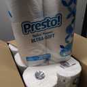 Amazon Brand - Presto! 2-Ply Ultra-Soft Toilet Paper, 24 Family Mega Rolls = 120 regular rolls, 6 Count (Pack of 4), Unscented