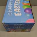 150 Pack 3.1" Fillable Easter Eggs with 6 Surprise Gold Eggs, Colorful Plastic Eggs for Easter Egg Hunts, Basket Stuffers Fillers, Party Favors, Classroom Rewards Prizes for Kids Toddlers Boys Girls