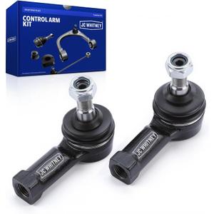 JC Whitney JFBAJCWCA00258 Set of 2 Tie Rod End (Outer) - Compatible with Mitsubishi Outlander 2007-2019, Outlander Sport 2011-2019, Lancer 2008-2017, Outlander PHEV 2019