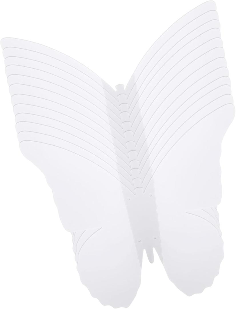 Blueweenly 12 Set DIY Bulk Fairy Wings for Summer Outdoor Activity 20.5 x 15.8 Inch Decorate Your Own Butterfly Wings with Paint and Diamond Stickers for Kids Arts Crafts Classroom Birthday Party