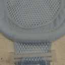 Adjustable Baby Bath Tube Support Mesh Net Soft Breathable Infants Shower Pad Newborn Bathing Mat 5-Point Anti-Slip Bathtub Seat with Sponge Cushion for Toddlers 0-18 Months, Blue, One Size