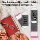 2 x Funny Cheering Socks For Women Girl, Just A Girl Who Loves Cheer Themed Socks, Novelty Gifts For Cheerleading Cheer Coach (Gray)