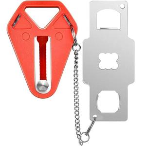 Travel Door Lock for Hotel Rooms Apartment Locks Home Security Defender Door Lock Latch Extra Door Locker from Inside Hotel Safety Door Locks for Travelers Portable Lock for Door Security