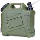 UPWOIGH Camping Water Container, 2.6 Gallon Small(13.1x12x5.3in) Water Containers Jug, Truly No Leakage Water Storage, Green Water Tank,BPA Free Portable Emergency Water Can for Camping, Hiking (332.8 Ounces)