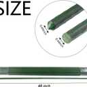 Garden Plant Stakes 48 Inch 4Ft Steel Plant Stick Support, 25 Pack Tomato Stakes for Growing Climbing Plants, Potted Plants, Tomatoes, Trees, Cucumber, Beans, Fences Poles