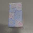 Jusy Compatible with iPhone 14 Pro Max, Colorful Retro Oil Painting Printed Flower Laser Glossy Pattern Cute Curly Wave Phone Case Soft TPU Cover for Girly Women - Blue